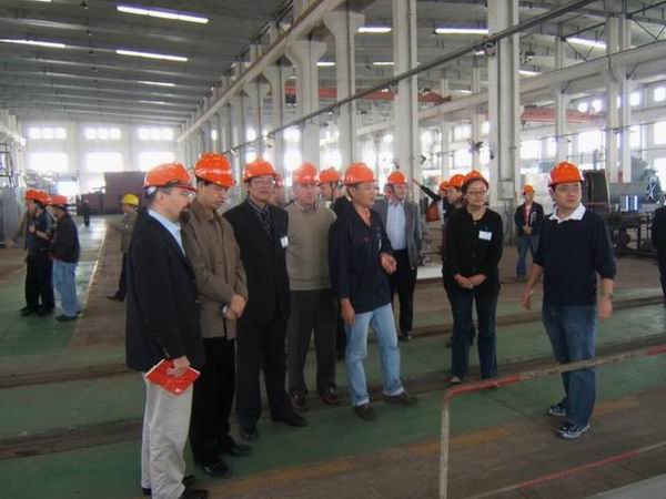 P&G的高層領導來我公司考察